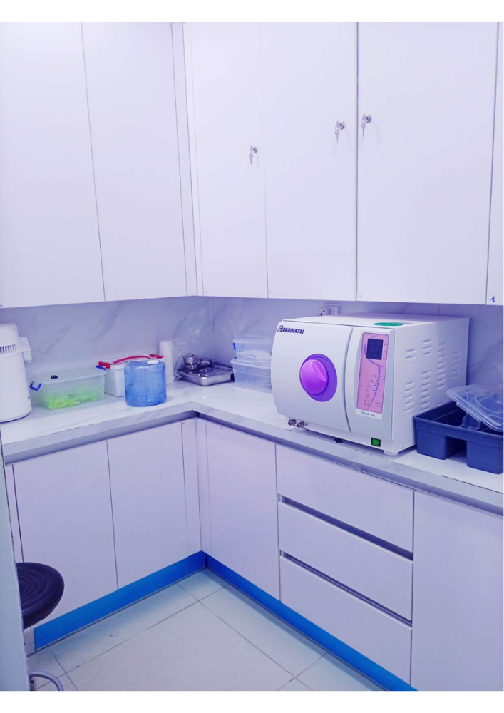 Sterilization equipment at OralFix Dental Clinic